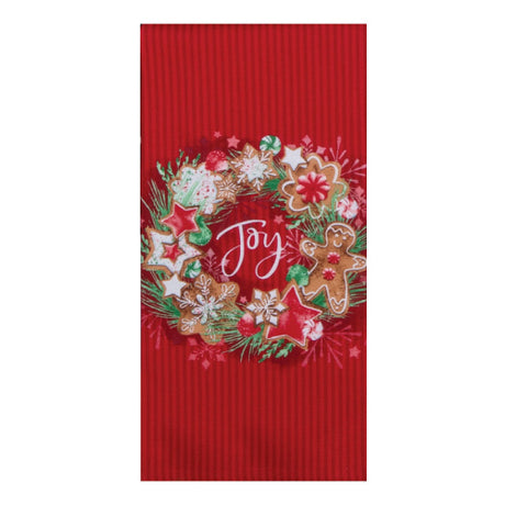 Tea Towel, Joy Wreath 2 in 1