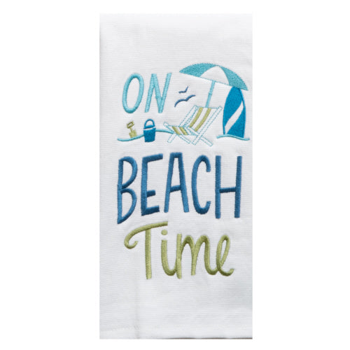 Tea Towel,  Dual Purpose,  On Beach Time