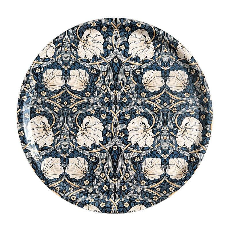 Tray, Koustrup & Co,  Morris Pimpernel Blue, Round