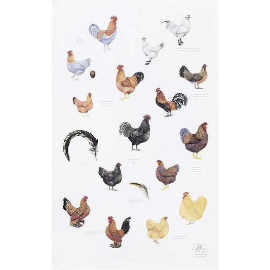 Tea Towel, Koustrup & Co, Hens