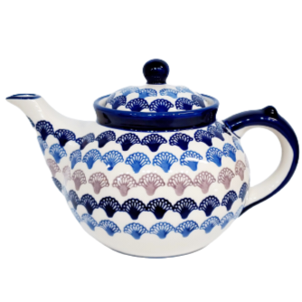 Boleslawiec Polish Pottery - Fan Galore Afternoon Teapot