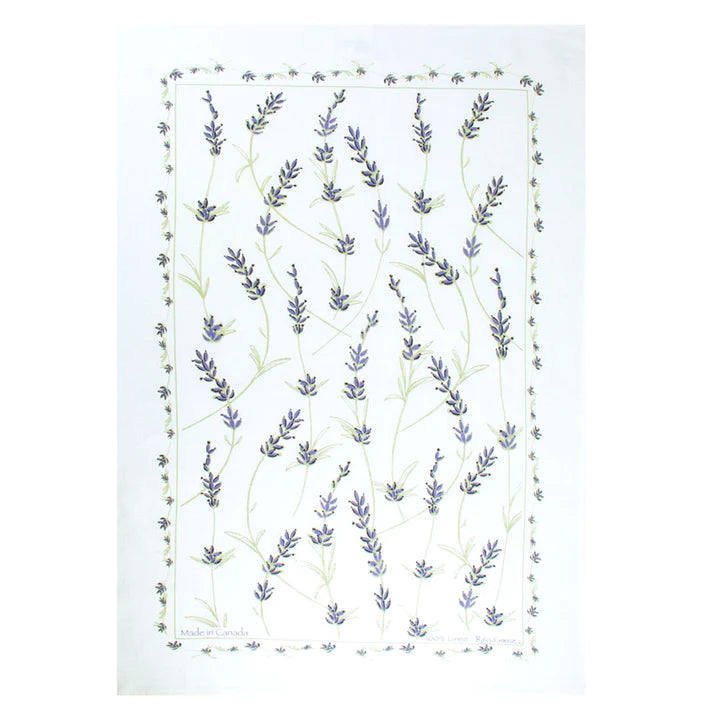 Tea Towel, Rain Goose, Linen, Lavender