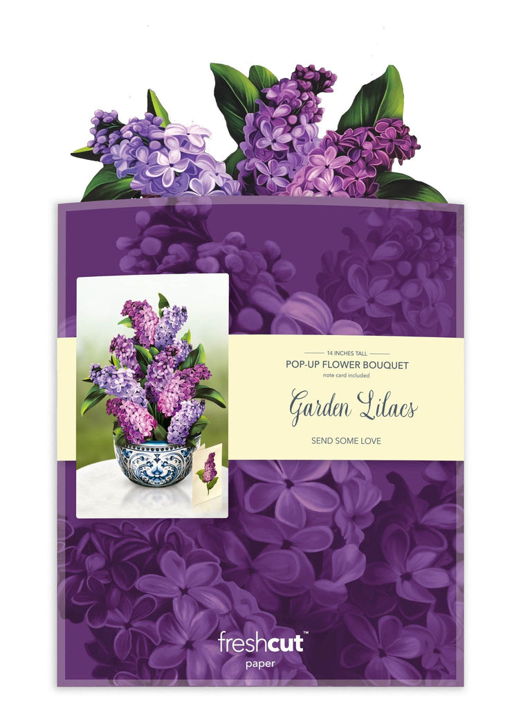 Card, All Occasion , Pop-Up Card, Garden Lilacs