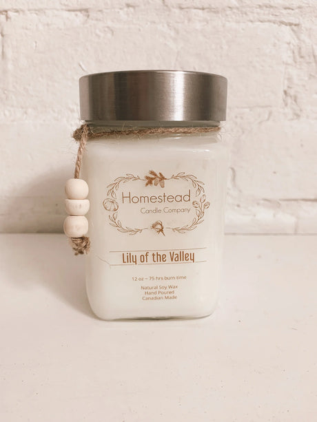Homestead Candle; Lily of the Valley