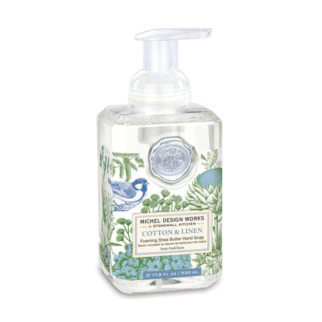 MICHEL Design Cotton & Linen - Foaming Shea Butter Hand Soap