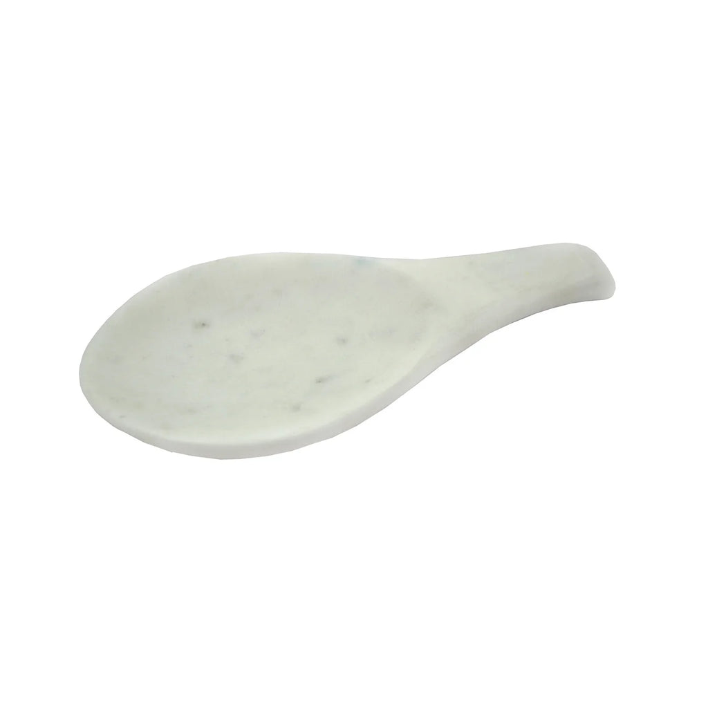 Spoon Rest,  White Marble