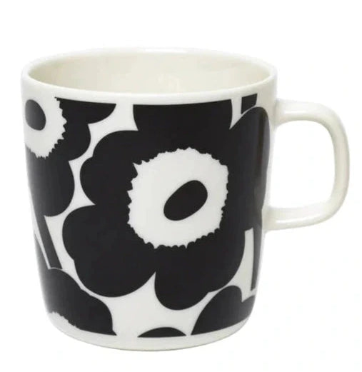 Marimekko Mug; Oiva Unikko Black