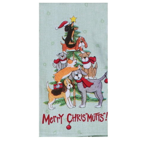 Tea Towel, Merry Christmas Mutts