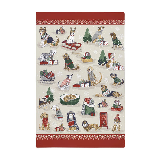 Tea Towel, Merry Mutts, by Ulster Weavers