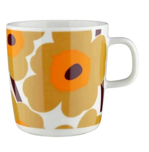 Marimekko Mug; Oiva Unikko Saffron