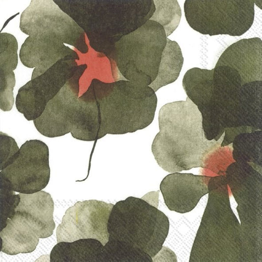 Napkin, Marimekko Valssi Olive,  Luncheon