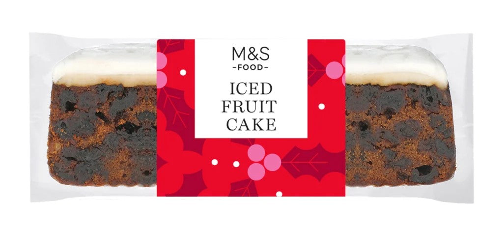 M&S Iced Fruit Cake