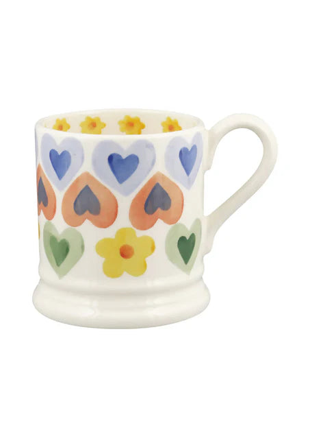 Emma Bridgewater 1/2 Pint Mug - Hearts & Flowers