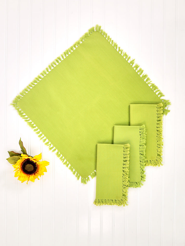 Napkin, Fabric, April Cornell, Essential Napkins Light Green