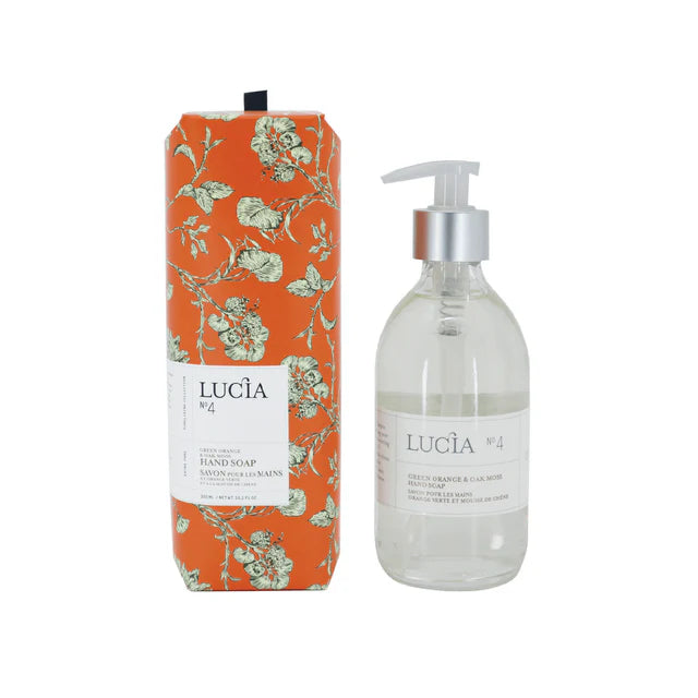 Lucia No. 4, Green Orange & Oak Moss Hand Soap Liquid