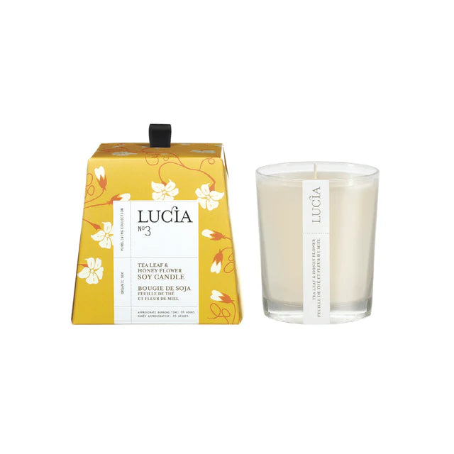 Lucia No. 3, Tea Leaf & Wild Honey 50 hr Candle