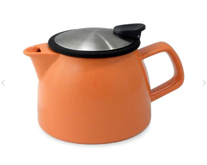 For Life Bell Teapot with infuser and lid CARROT 26 oz