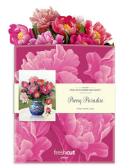 Card, All Occasion , Pop-Up Card, Peony Paradise