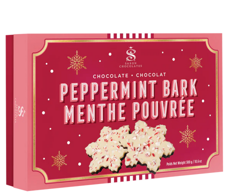 Saxon Peppermint Bark Snowflake Box