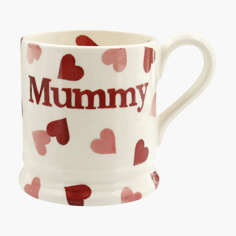 Emma Bridgewater 1/2 Pint Mug -Pink Hearts Mummy