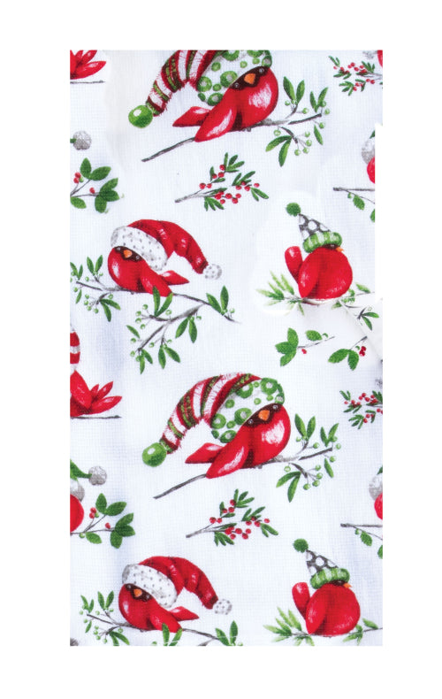 Tea Towel,  Dual Purpose,  Playful Cardinals
