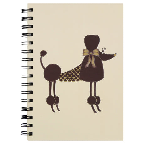 Note Book, Spiral Bound, Poodle