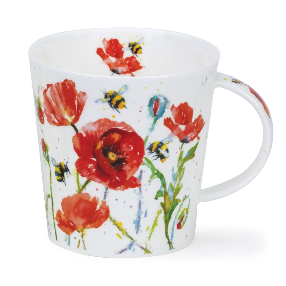 Dunoon Mug Cairngorm; Busy Bees Poppy