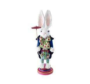 Alice in Wonderland; White Rabbit Nutcracker