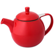 For Life Curve Teapot with infuser and lid RED 45 oz