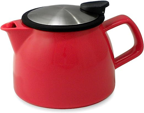 For Life Bell Teapot with infuser and lid RED 16 oz