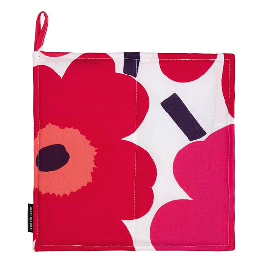 Marimekko Pot Holder; Oiva Unikko Red