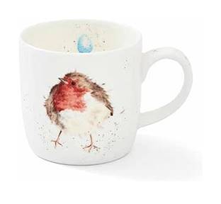 Wrendale Mug , Garden Friend Robin 11oz