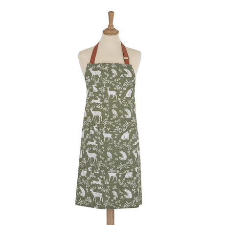Apron,  Forest Friends Sage by Ulster Weavers