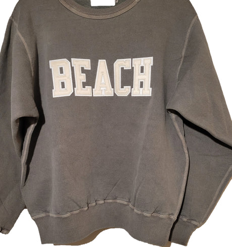 The Beach Sweatshirt  Sage/Ivory