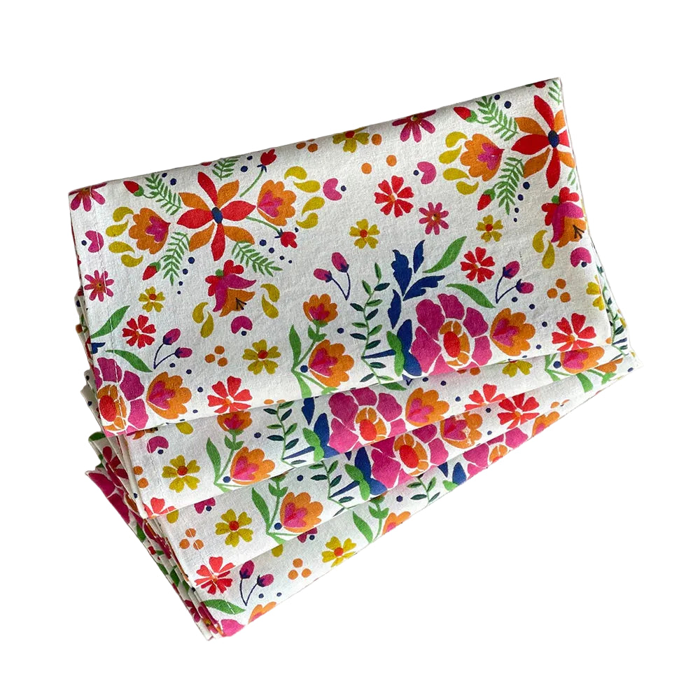 Napkin, Fabric, Salsa , Set of 4