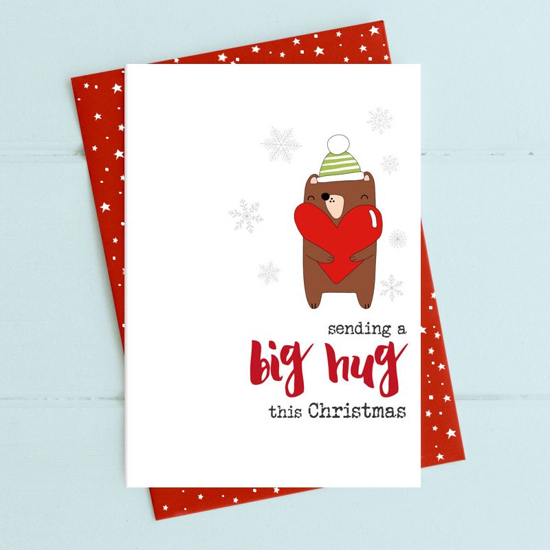 Card Christmas; Sending a Big Hug