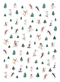 Tea Towel, Skiers