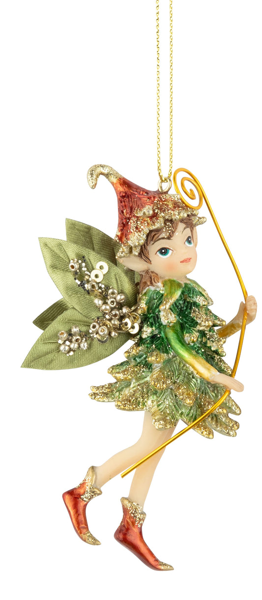 Ornament, Fairy, in tree dress