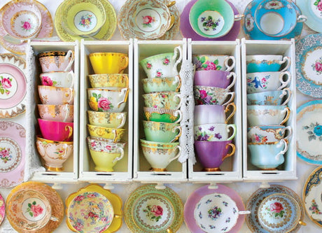 Puzzle;   Colourful Teacups