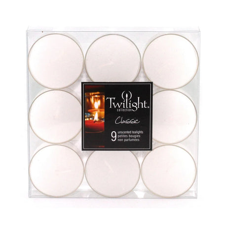 Candle, Tealights 9 pack Ivory