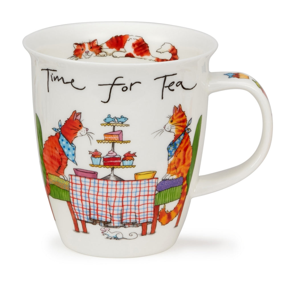 Dunoon Mug Nevis; Time for Tea, Cat