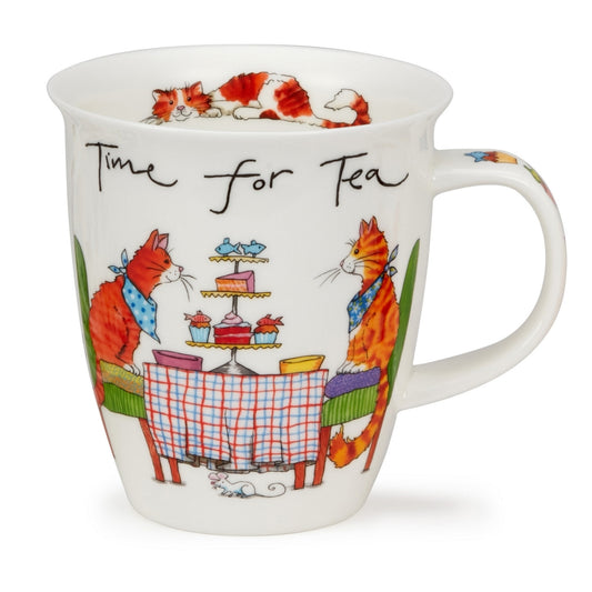 Dunoon Mug Nevis; Time for Tea, Cat