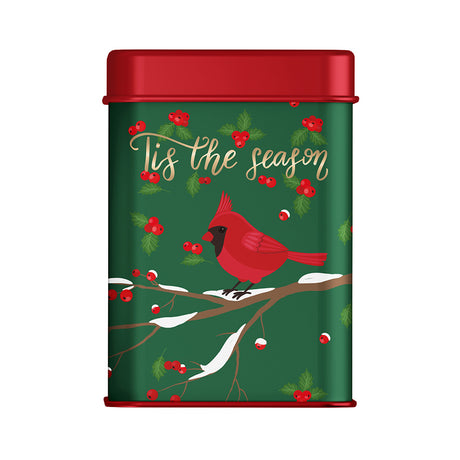 Hot Chocolate, Tis The Season Cardinal Tin