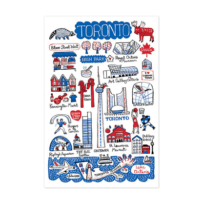 Cityscape Card, POSTCARD, Toronto