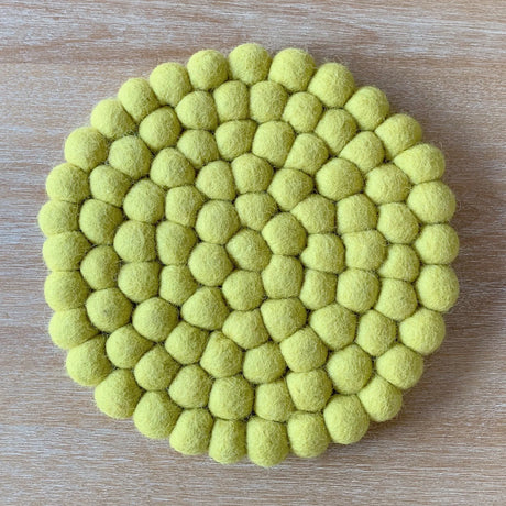 Trivet,  Green Round