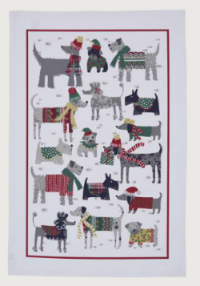 Tea Towel, Snow Dogs by Ulster Weavers