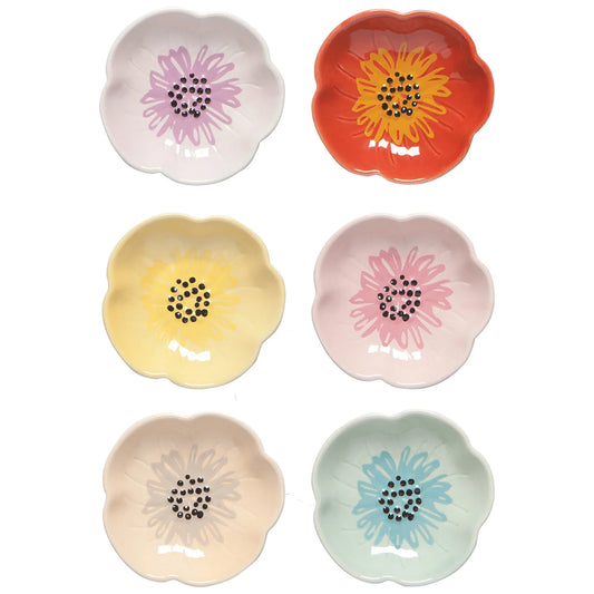 Tea Bag Tidy / Pinch Bowl Poppies