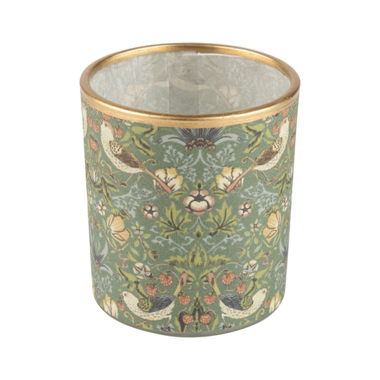 Candle Holder,  Morris Print 3"
