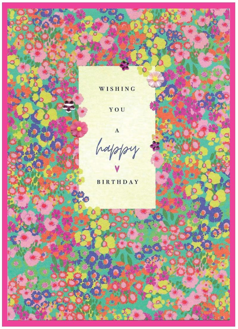 Card, Birthday, Wishing you a Happy Birthday