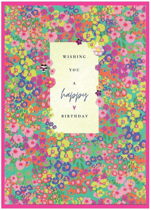 Card, Birthday, Wishing you a Happy Birthday